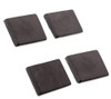 Rumineral 4 Pcs Shungite Sticker For Cell Phone Tablet Case Laptop Computer - Healing Energy Stones Protection Plate With Carbon Fullerenes