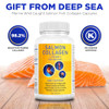Salcoll Premium Marine Collagen Capsules 120 Count Fish Collagen Supplement For Joint Support Skin Hair & Nails