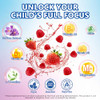 Sept Yan Saffron Gummies Kids With Magnesium L-Theanine Vitamin D3 B6 B12 Saffron For Kid Focus Mood Support Natural Saffrons Extract Supplement For Active Children Calm 60 Count Strawberry Sugar Free