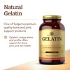 Solgar Gelatin 1680 Mg 250 Capsules - Natural Gelatin - Supports Bone Joint & Skin Health - Gluten Free Dairy Free 83 Servings