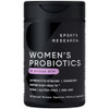 Sports Research Women'S Probiotics With Prebiotics 65 Billion Cfu - Vegan Capsules For Gut Health & Digestive Support Probiotics For Women With Cranberry - Non-Gmo Verified & Gluten Free 30 Count