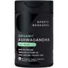 Sports Research Organic Ashwagandha Adaptogen For Relaxation Calm & Sleep Support Made With Organic Ksm-66 600 Mg Non-Gmo Verified Gluten-Free Certified Vegan 90 Veggie Capsules