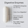 Sports Research Digestive Enzymes With Probiotics & Ginger - Plant Based For Dairy Protein Sugar & Carbs - Non-Gmo Verified & Vegan Friendly (90 Veggie Capsules)
