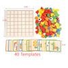 Tnbueno Dementia Activities For Seniors 120 Pieces Wooden Matching Puzzle Games For Elderly Alzheimers Products For Older AdultsShape Puzzle Memory Game For Adults Dementia Patients