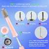 Toolsy 10 Pack Toothbrush Replacement Heads Compatible With Rtauys M5 Sonic Electric Toothbrush (Pink 10 Count(Pack Of 1))
