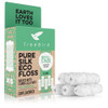 Treebird Unflavored Pure Silk Eco Floss Refills Pack Of 5 X 33Yd Silk Dental Floss Spools Waxed With Candelilla Wax