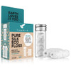 Treebird Pure Silk Eco Floss Kit - Refillable Floss Dispenser (Glass) 3 33 Yd Silk Refills Waxed With Candelilla Wax Mint