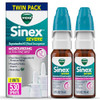 Vicks Sinex Severe Nasal Spray Moisturizing Ultra Fine Mist With Aloe Decongestant Medicine Relief From Stuffy Nose Due To Cold Or Allergy Nasal Congestion & Sinus Pressure Relief 265 Sprays X 2