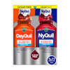Vicks Dayquil & Nyquil Diabetes Cold & Flu Relief Medicine Co Pack Powerful Multi Symptom Daytime & Nighttime Relief For Cold Cough And Flu Symptoms Sugar & Alcohol Free 2 X 12 Fl Oz Bottles