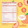 Wellah Pre-Workout Creatine Powder (30 Servings) Peach Mango - 200Mg Caffeine 3G Creatine Monohydrate 5G Citrulline Malate Pre-Workout With Creatine Supplement