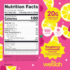 Wellah Clear Whey Protein Isolate Powder (Raspberry Lemonade) 10 Servings - 20G Of Protein 100 Calories Sweetened With Stevia