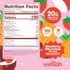 Wellah Clear Whey Protein Isolate Powder (Strawberry Pi A Colada) 30 Servings - 20G Of Protein 100 Calories Sweetened With Stevia