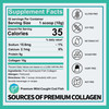 Zammex Marine Collagen Peptides Powder Unflavored Wild-Caught Fish Collagen Powder Supports Healthy Skin Hair Joints Type 1 & 3 Collagen Supplement For Women - Easy To Mix. (32 Servings)