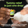 Ddrops Baby Tummy Relief Liquid Drops Organic Gripe Water For Newborns Relief From Gas Colic Fussiness And Hiccups Just One Drop Herbal Ingredients 120 Drops
