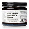 Santa Cruz Paleo Beef Tallow Beeswax & Honey Face Moisturizer Organic Unscented Grassfed Beef Tallow Skin Care Sunscreen Free Non Comedogenic Face & Body Moisturizer For Sensitive Skin 2 Oz