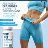 Ketozest Fat Burner Appetite Suppressant For Weight Loss - Daytime Men Women Natural Thermogenic Fat Burning Diet Pills With Green Tea Caffeine - Curb Hunger Appetite Control Belly Fat Burn Support