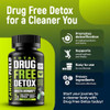 Canna Field Detox And Liver Cleanse - Usa Made - 5-Days Natural Toxins Remove Best Pills To Pass Test - Premium Detox Supplement 30 Capsules