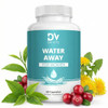 Dr Vitz Water Away For Women Diuretic Water Pills For Weight Control & Debloating Natural Bloat Relief With Green Tea Cranberry & Dandelion Water Retention Support 60 Capsules