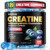 Loiomay Creatine Gummies For Men & Women 5-In-1 Complex With Taurine L-Carnitine Vitamin B12 & B6 Support Muscle Recovery 5G Creatine Monohydrate Gummies Post & Pre Workout Supplements 120 Count
