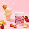 Wellah Creatine For Women (50 Servings Strawberry Pina Colada) - Creatine Monohydrate With Dandelion & Cranberry Extract