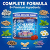 Clean Nutra Cortisol Supplement Gummies L-Theanine Magnesium Ashwagandha Apigenin Vitamin B6 Sleep And Calm Support Lavender Chicory Prebiotic Advanced Gummy Formula