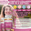 Hzzyplant Multi Collagen Peptides Softgel - Type I Ii Iii V X - Hydrolyzed Collagen Peptides With Biotin Vitamin C Hyaluronic Acid For Women & Men Supports Skin Hair Nail & Joint Non-Gmo 60 Servings