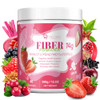 Migcopat Superfood Fiber Powder With Probiotics Prebiotics Digestive Enzymes Vitamin C Inulin Magnesium 14G Fiber Supplement For Digestive Support & Skin Health Strawberry 40 Serv