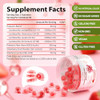 Bakakoul Feminine Balance Gummies For WomenVaginal Probiotics Supports Ph Balance Digestive HealthVeganGluten-Free Strawberry Flavor With Filled60 Gummies