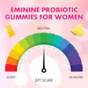 Saajoor Women Probiotic Slippery Elm Gummies - Supports Ph Balance Digestive & Immune Health Natural Pineapple Flavor 60 Count