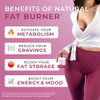 One Sol Fat Burner For Women Natural Metabolism Booster Burn More Calories Boost Energy & Mood Curb Appetite & Stop Cravings No Crash Or Jitters All-Natural Ingredients Gluten & Soy Free