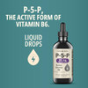 Think Above P5P Liquid Drops Activated Vitamin B6 (Pyridoxal-5-Phosphate) Fast Absorption Formula Nervous System & Energy Support 2 Oz (60 Ml)