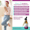 Naturegenx Vitamin D3 Liquid Drops Immune Support & Bone Strength For Adults Vegan Non-Gmo Gluten-Free 30Ml (1-Month Supply)