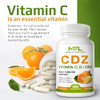 Muscle Food Labs | C D Z | Vitamin C 1000Mg | Vitamin D3 125Mcg | Zinc 25Mg | Non-Gmo & Gluten Free | 120 Vegetarian Capsules 120 Servings