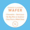 Replesta Nx 14000 Iu Vitamin D3 Cholecalciferol Vitamin D Deficiency Once-Weekly Chewable Wafer Non-Gmo Natural Orange Flavor 8 Tablets (Pack Of 2)