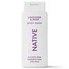 Native Body Wash for Women & Men - Lavender & Rose - Sulfate Free - 18 fl