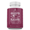 Ancestral Supplements Grass Fed Placenta (with Liver)  After Birth, Nursing, Menopause & Dry Skin Support (180 Capsules)