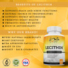 Soy Lecithin 1200Mg Capsules Supplement For Heart, Liver & Brain Health – Supports Immune System, Brain Function & Metabolism - Non-Gmo & Made In The Usa- 100 Softgels / 1200Mg By Amate Life