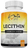 Soy Lecithin 1200Mg Capsules Supplement For Heart, Liver & Brain Health – Supports Immune System, Brain Function & Metabolism - Non-Gmo & Made In The Usa- 100 Softgels / 1200Mg By Amate Life