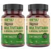 Deva Vegan Multivitamin, Mineral Supplement, Tiny Tablets, 90 Ct (2 Pack)