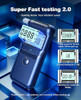 Ageolemk Breathalyzer, 2026 Upgraded Breathalyzers For Alcohol With Lcd Digital Display, Personal Portable Alcohol Breathalyzer Tester For Home And Party Use, 5 Mouthpieces