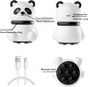 Aypvora Mini Handheld Massager, Small Handheld Massager For Whole Body, Shoulders, Neck, Back, Leg, Pain Relief & Relaxation - Panda s (White)