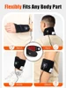 Supersred Red Light Therapy Wrist,Features 48 Led Beads Red Light Therapy Wrap Belt For Body,660Nm And 850Nm Near Infrared Light With 3-Heat Settings,For Neck Knee Ankle Pain Relief,Black