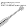 Tomotato Ear Massage Tool, Dual Head Stainless Steel Acupressure Probe Pen For Headache Tension Relief With Portable Design For Travel Office Use