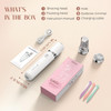 Beauzmo Epilator For Women, 2 In 1 Epilators Hair Remover For Women With Led Light, Smooth Hair Removal Usb Rechargeable, Portable Electric Painless Shaver For Face, Lip, Chin, Leg, Arms, Bikini