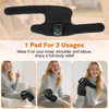 Woloyheatie Knee Massager With Heat, Fsa Eligible Items, Cordless Rechargeable Heating Pad For Knee Shoulder Elbow Pain Relief, Heated Knee Brace For Arthritis With Massage, Hsa Approved Products Only