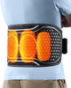Agptek Cordless Heating Pad With Massager For Lower Back Pain Relief, Heated Waist Belt Wrap, Back Brace Lumbar Support With Heat Vibration 3 Levels Adjustable, Touchscreen, s For Dad, Mom
