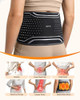 Agptek Cordless Heating Pad With Massager For Lower Back Pain Relief, Heated Waist Belt Wrap, Back Brace Lumbar Support With Heat Vibration 3 Levels Adjustable, Touchscreen, s For Dad, Mom