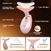 Blumskin Facial Massager, 7 Color Face And Neck Massager For Skin Care, Portable Beauty Skin Care Tools, Pink