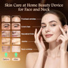 Blumskin Facial Massager, 7 Color Face And Neck Massager For Skin Care, Portable Beauty Skin Care Tools, Pink
