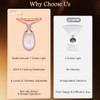 Blumskin Facial Massager, 7 Color Face And Neck Massager For Skin Care, Portable Beauty Skin Care Tools, Pink